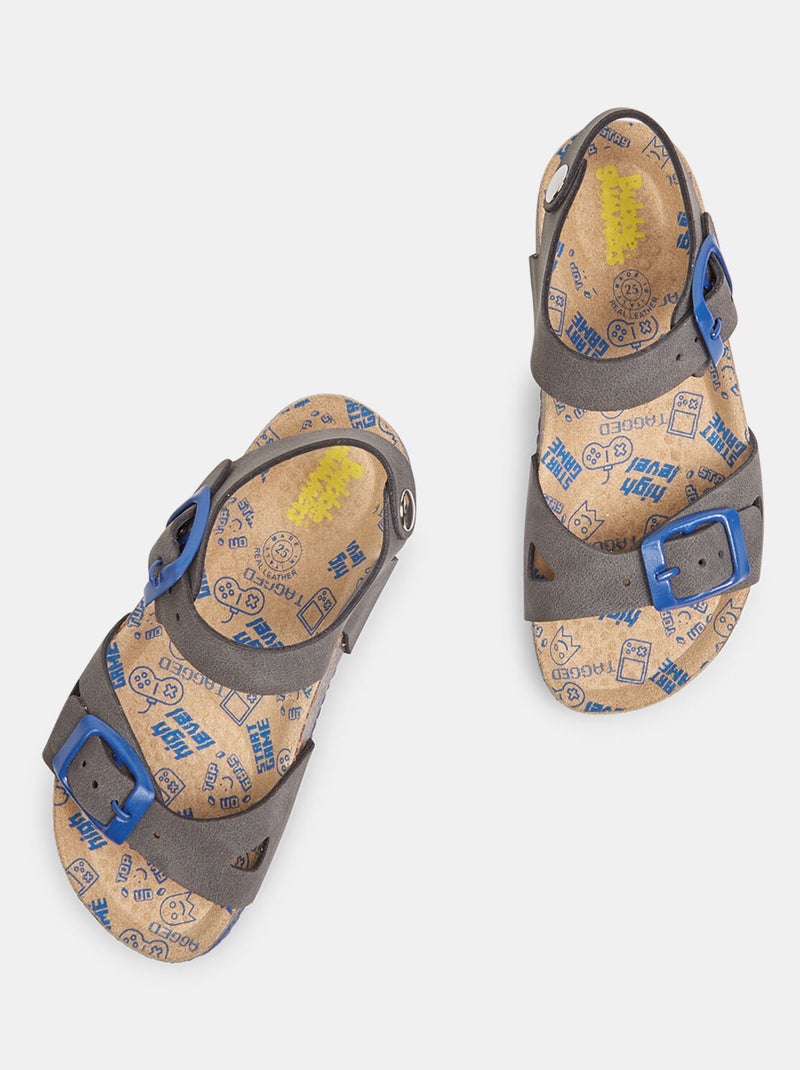 Sandales Bubblegummers BATA Gris - Kiabi