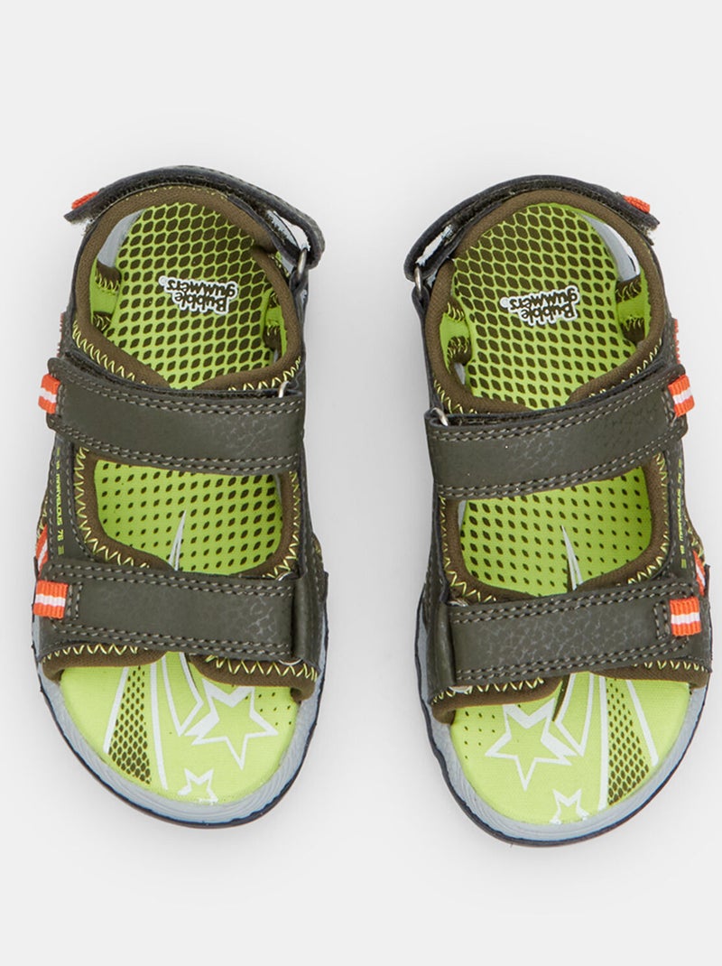 Sandales Bubblegummers BATA Kaki - Kiabi