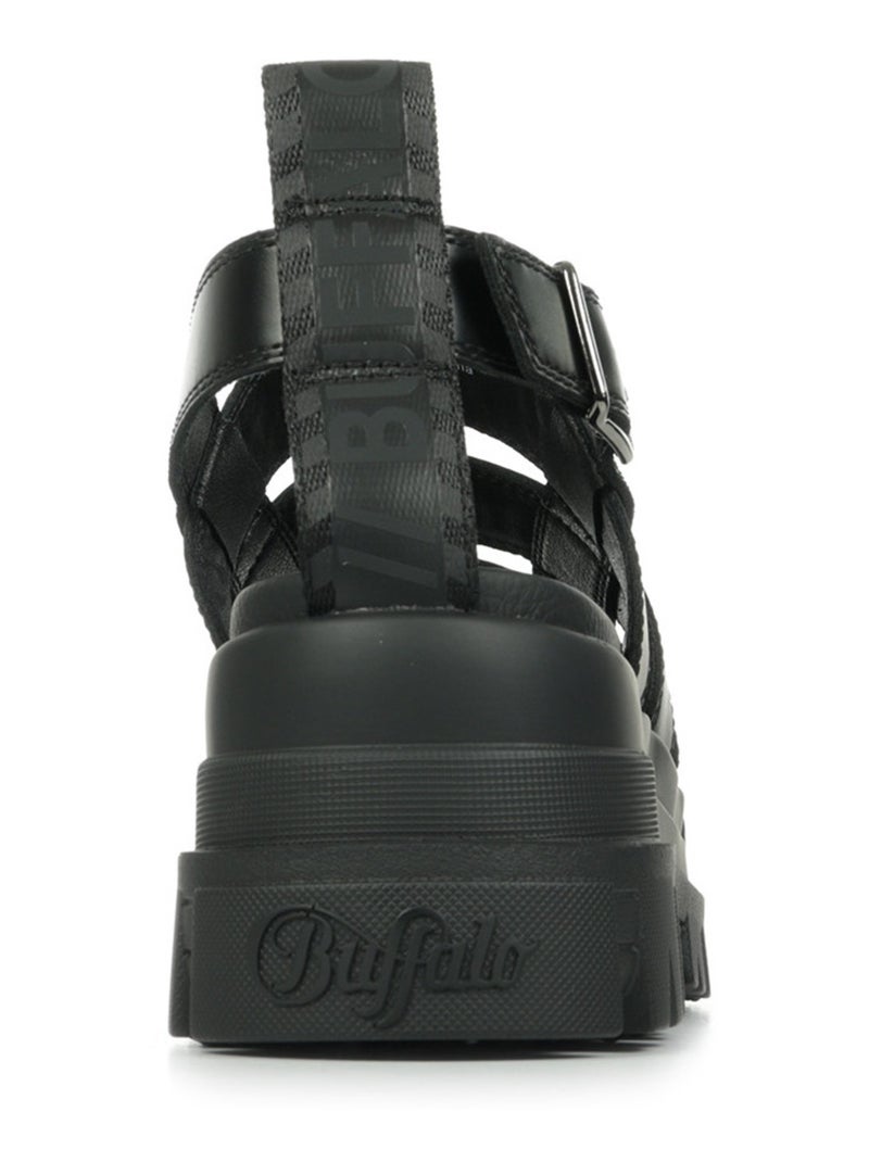 Sandales Buffalo Aspha Fsh Ot Noir - Kiabi