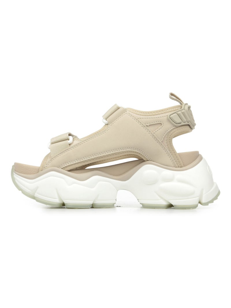 Sandales Buffalo Binary Track Beige - Kiabi