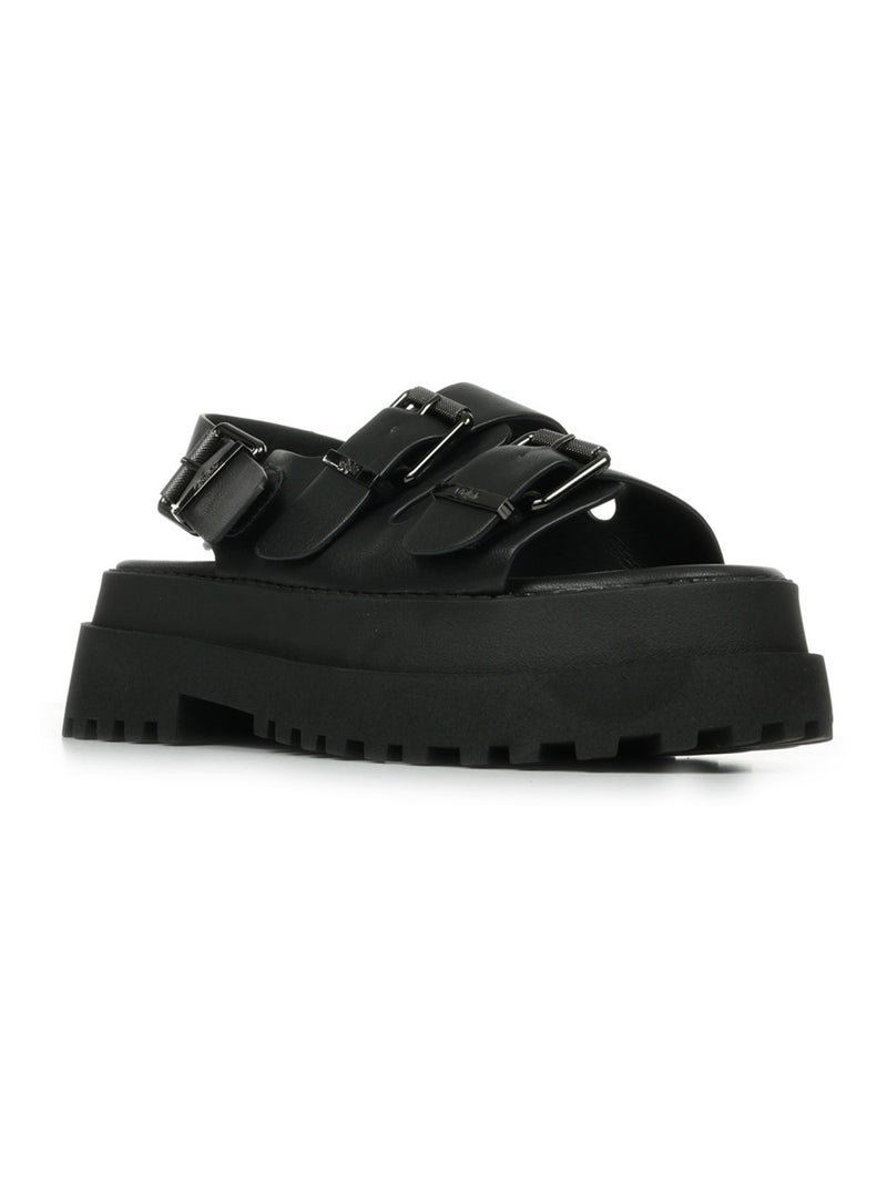 Sandales Buffalo Pluto Ari Noir - Kiabi