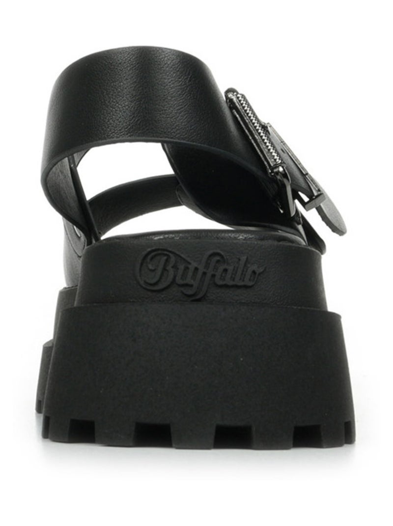Sandales Buffalo Pluto Ari Noir - Kiabi