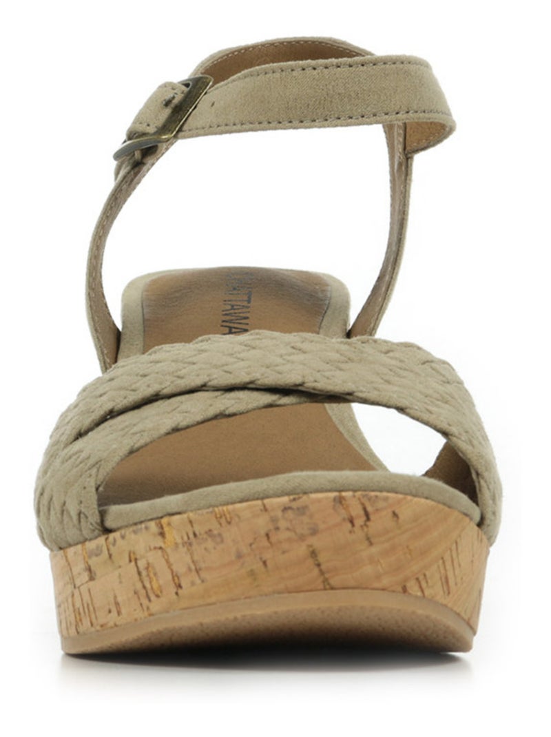 Sandales Chattawak Cordo Beige - Kiabi