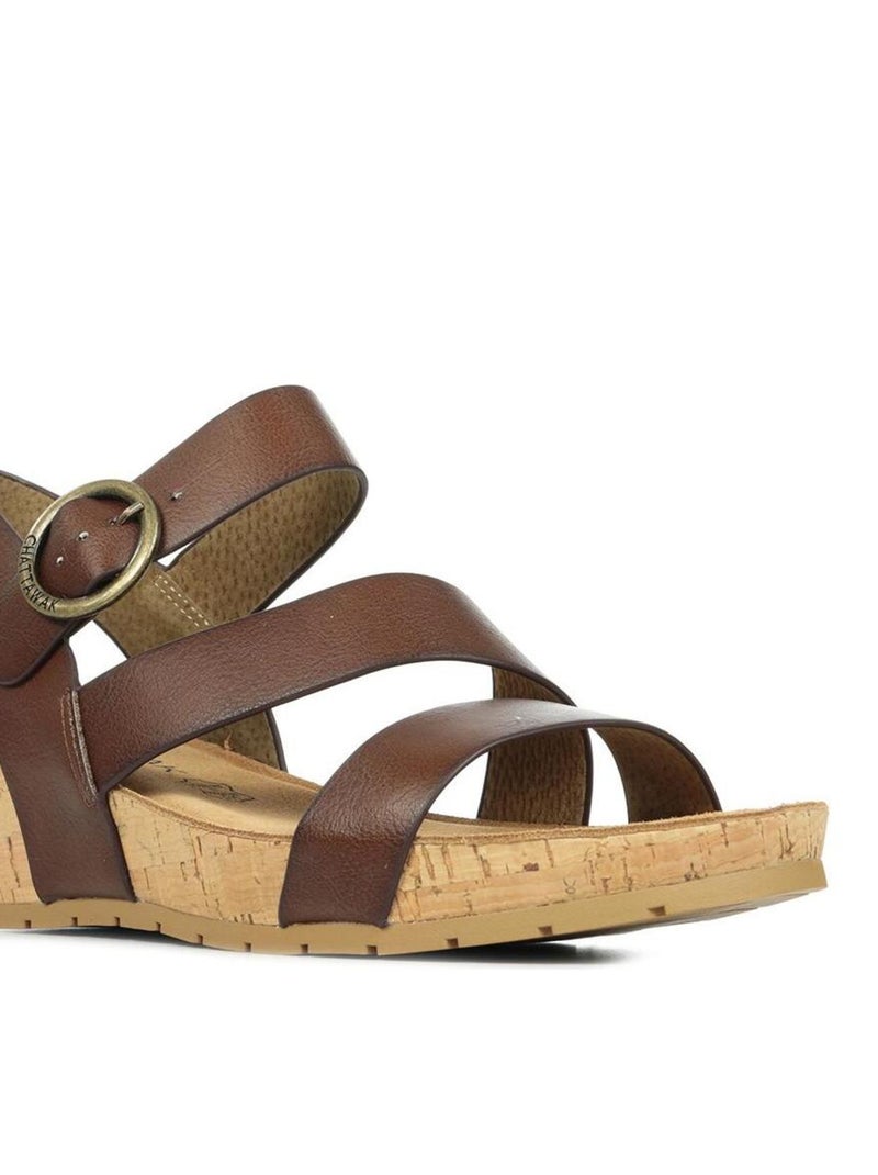 Sandales Chattawak Lilou Marron - Kiabi