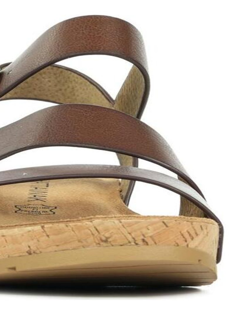 Sandales Chattawak Lilou Marron - Kiabi