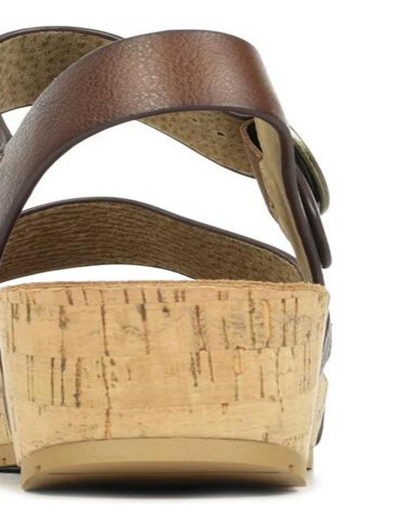 Sandales Chattawak Lilou Marron - Kiabi