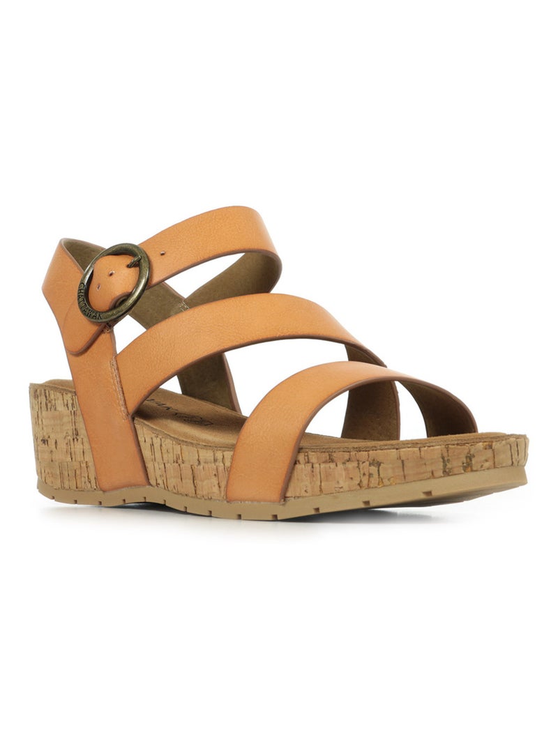 Sandales Chattawak Lilou Marron clair - Kiabi
