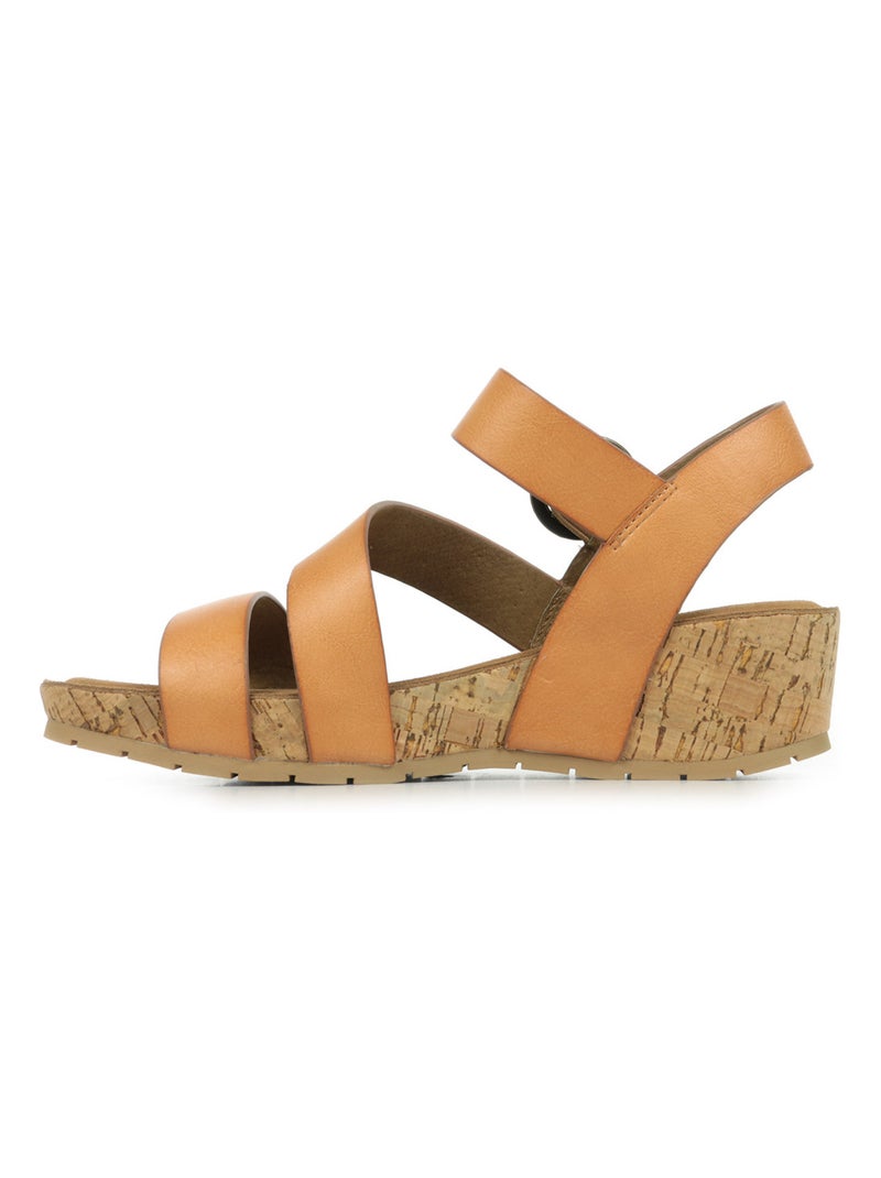 Sandales Chattawak Lilou Marron clair - Kiabi