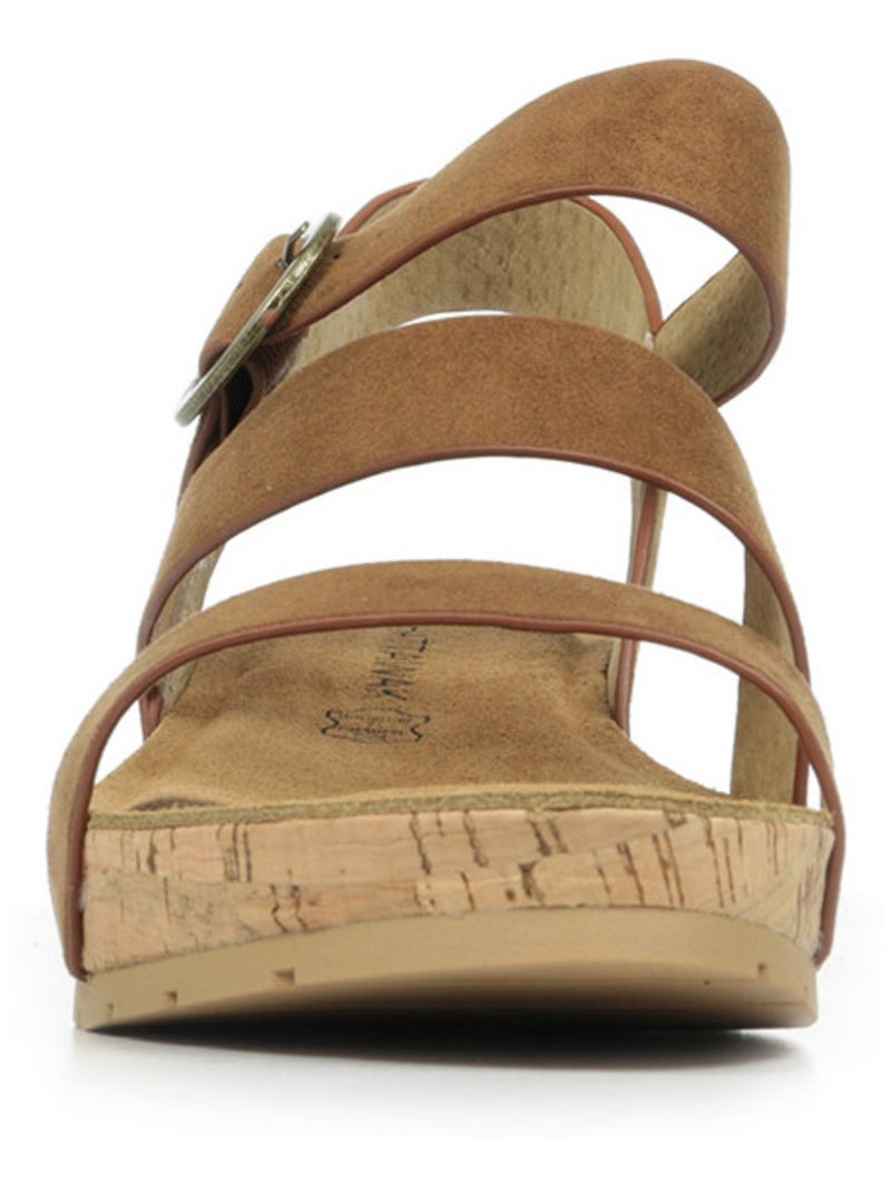 Sandales Chattawak Lilou Marron clair - Kiabi