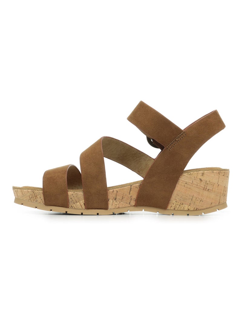 Sandales Chattawak Lilou Marron clair - Kiabi