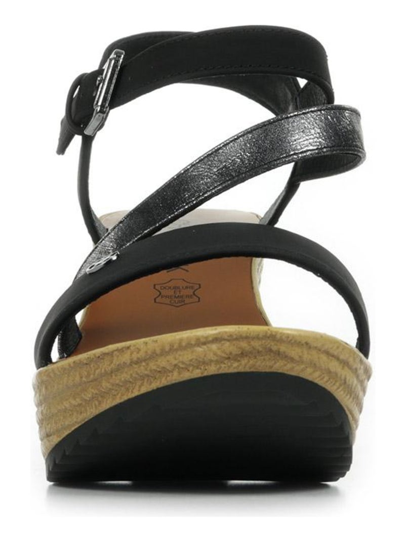 Sandales Chattawak Maelle Noir Beige - Kiabi