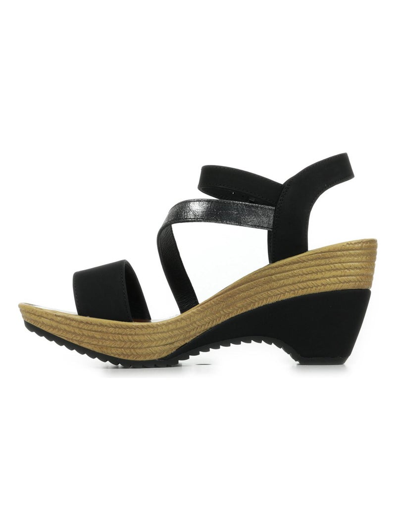 Sandales Chattawak Maelle Noir Beige - Kiabi