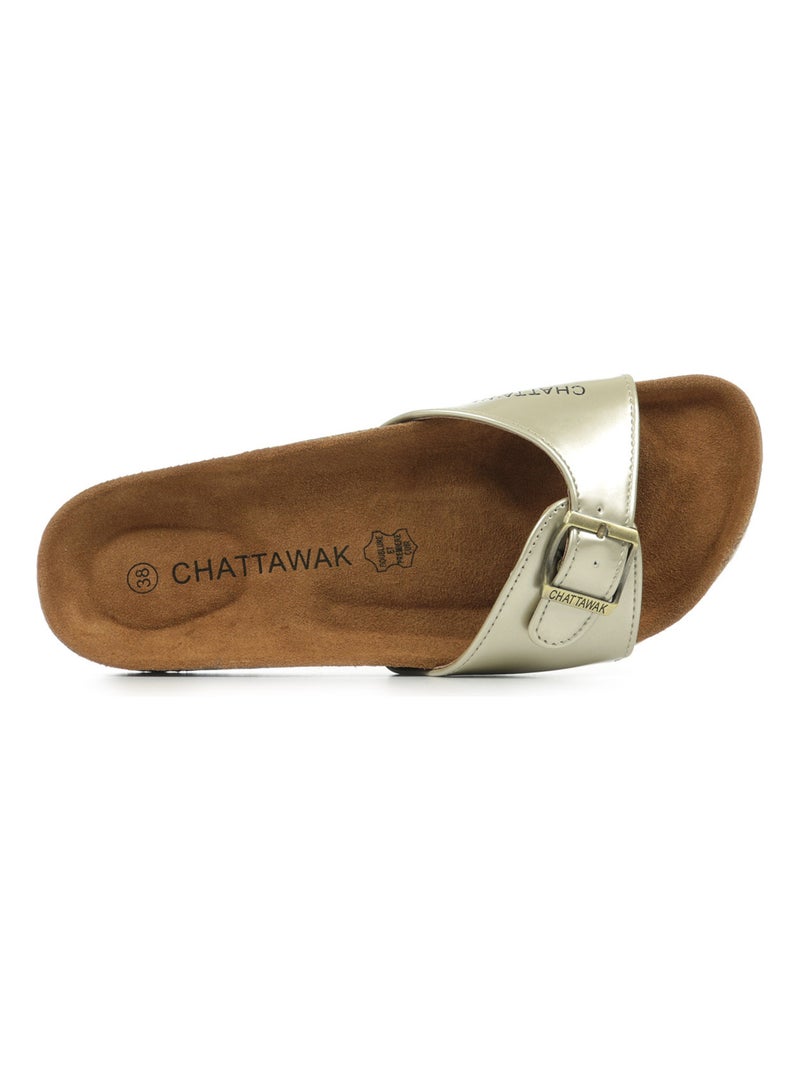 Sandales Chattawak Opaline Doré/or - Kiabi
