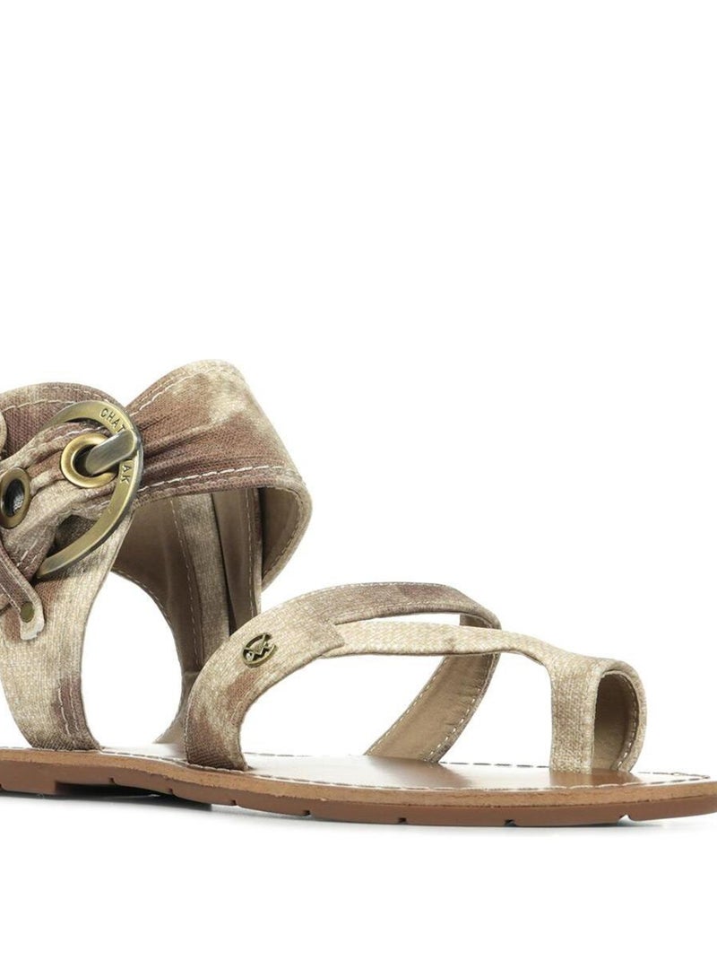 CHATTAWAK Femme 9MAEVANOIR39 Sandale à Talon, Noir, 39 EU