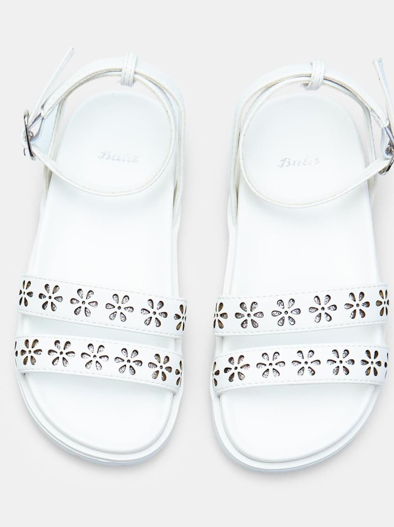 Sandales comfortables à bride BATA Blanc - Kiabi