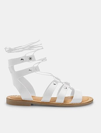 Sandales comfortables avec bandes