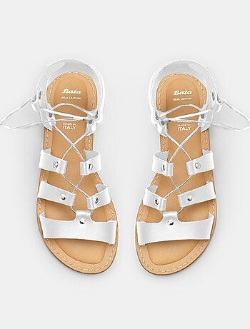 Sandales comfortables avec bandes