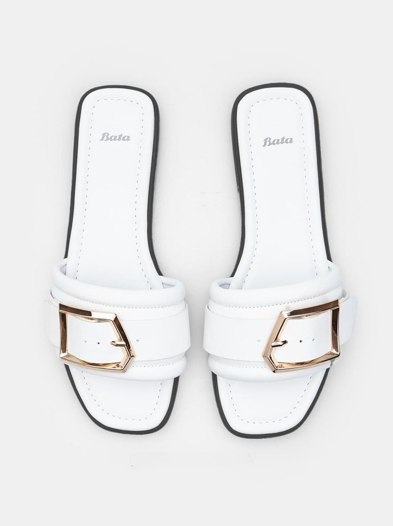 Sandales comfortables BATA Blanc - Kiabi