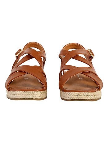 Sandales Compensées à Bride The Divine Factory