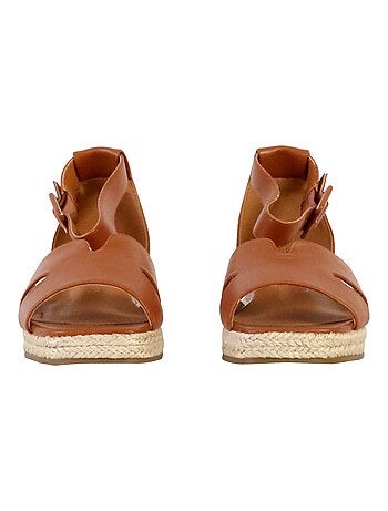 Sandales Compensées à Bride The Divine Factory