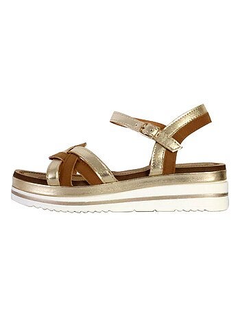 Sandales Compensées à Bride The Divine Factory