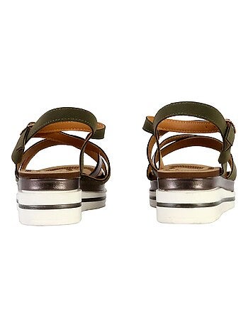 Sandales Compensées à Bride The Divine Factory