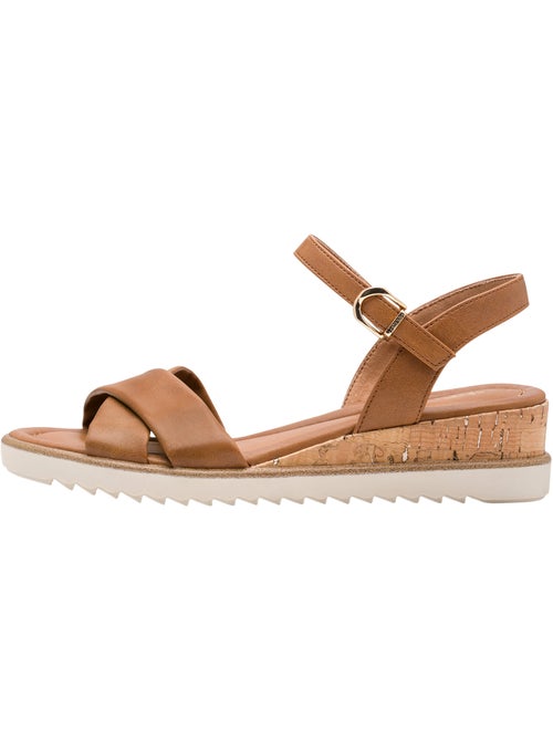Sandales Compensées à Brides Tamaris - Kiabi