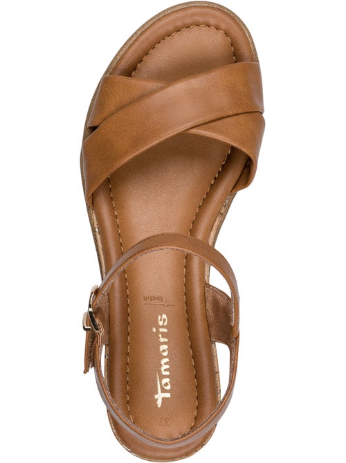 Sandales Compensées à Brides Tamaris - Kiabi