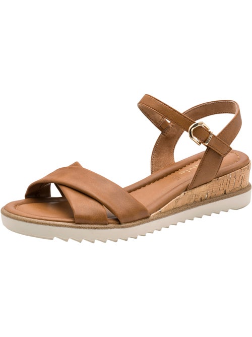 Sandales Compensées à Brides Tamaris - Kiabi