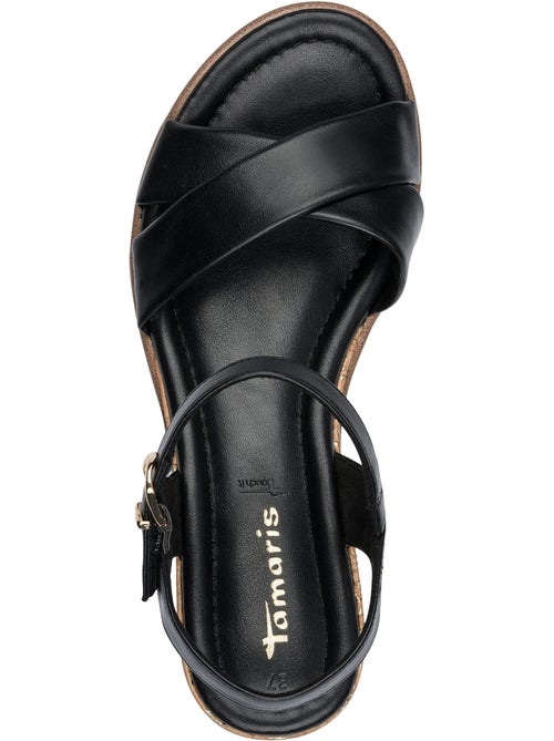 Sandales Compensées à Brides Tamaris - Kiabi