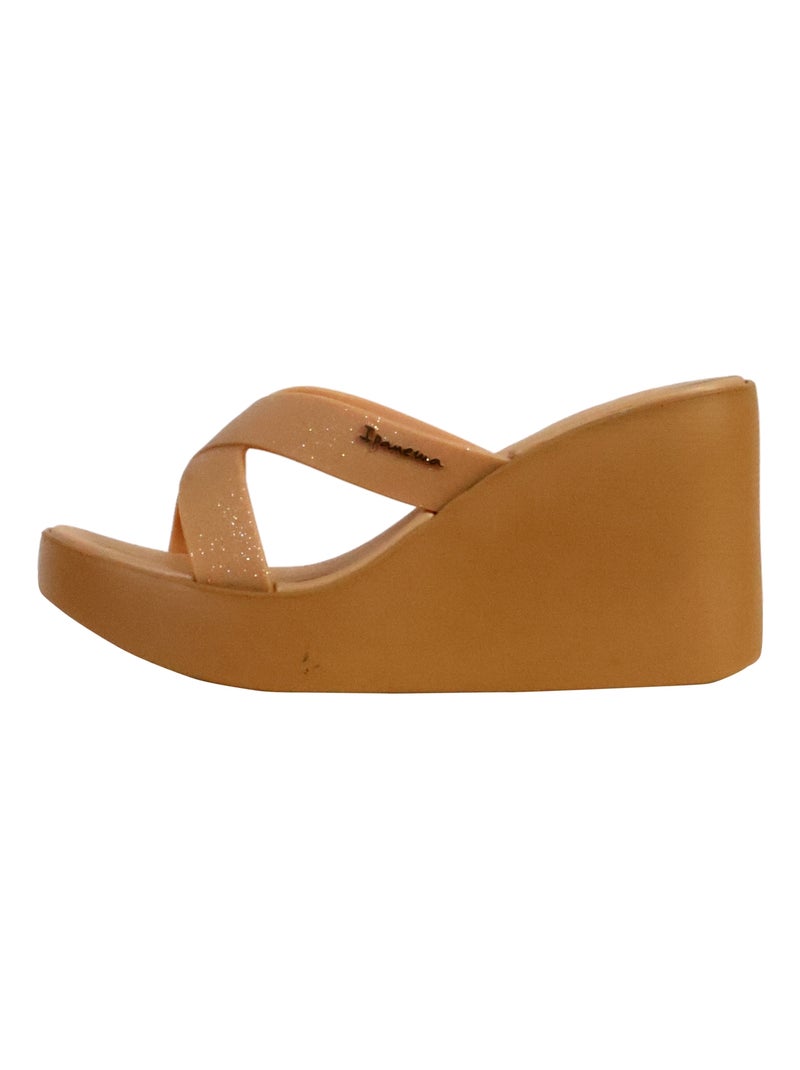 Sandales Compensées à Enfiler Ipanema High Fashion II Beige - Kiabi