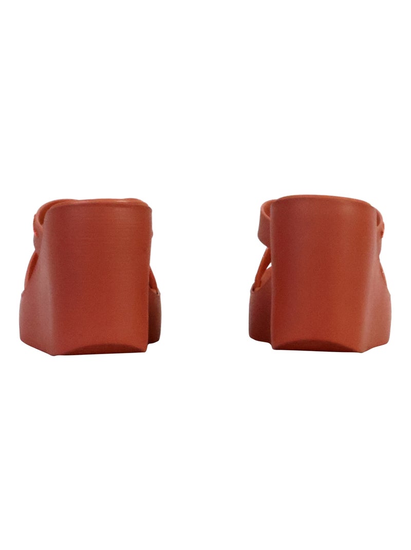 Sandales Compensées à Enfiler Ipanema High Fashion II Orange corail - Kiabi