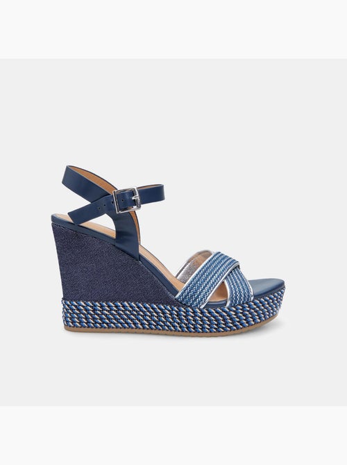 Sandales compensées avec bride BATA - Kiabi