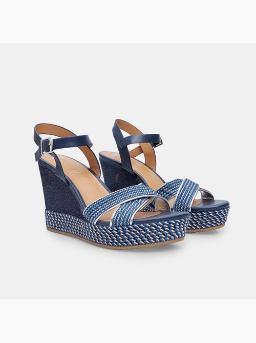 Sandales compensées avec bride BATA - Kiabi