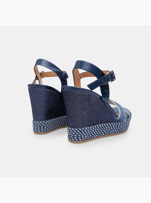 Sandales compensées avec bride BATA - Kiabi
