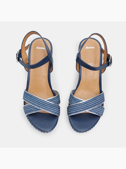 Sandales compensées avec bride BATA - Kiabi