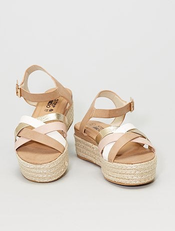 Sandales compensées