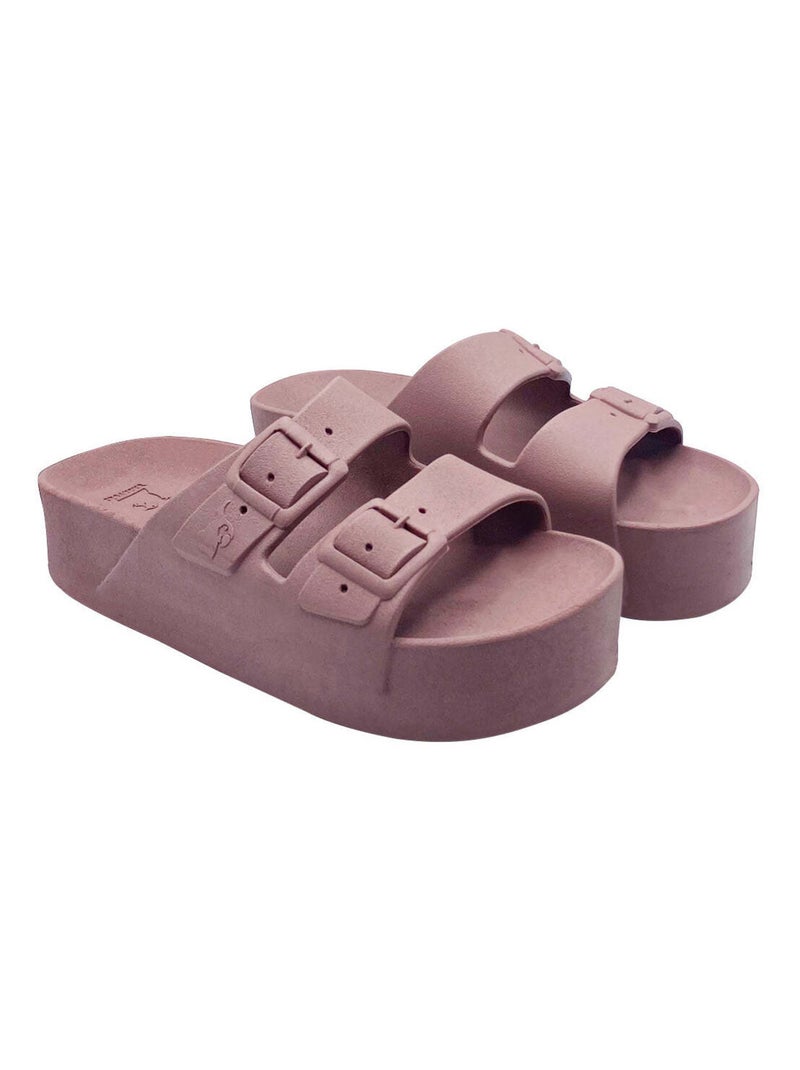 Sandales compensées Caipirinha Classic Cacatoès Marron/Moka/Blush Beige - Kiabi