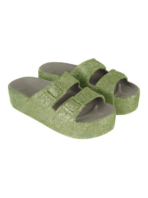 Sandales compensées Caipirinha Glitter Cacatoès - Kiabi