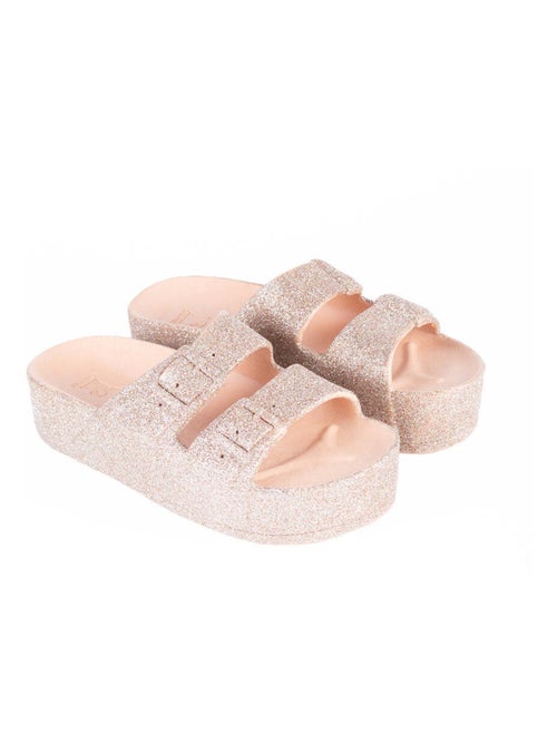 Sandales compensées Caipirinha Glitter Cacatoès - Kiabi