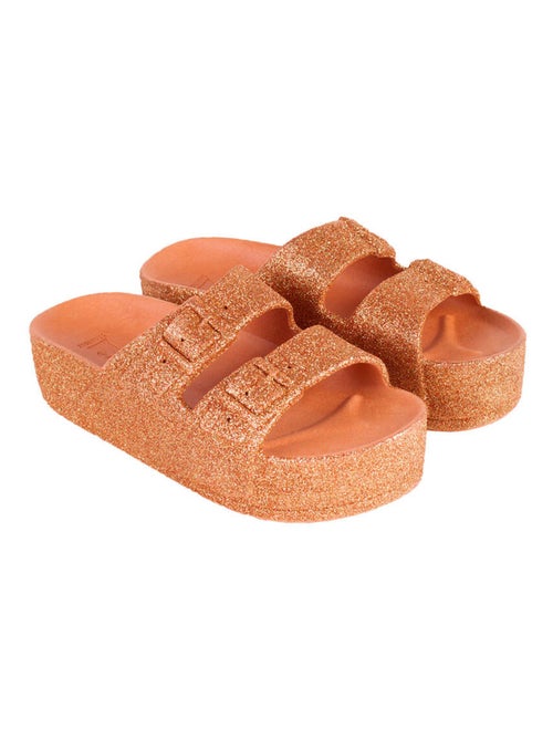 Sandales compensées Caipirinha Glitter Cacatoès - Kiabi