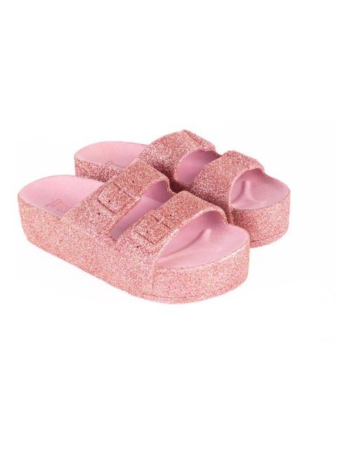 Sandales compensées Caipirinha Glitter Cacatoès - Kiabi