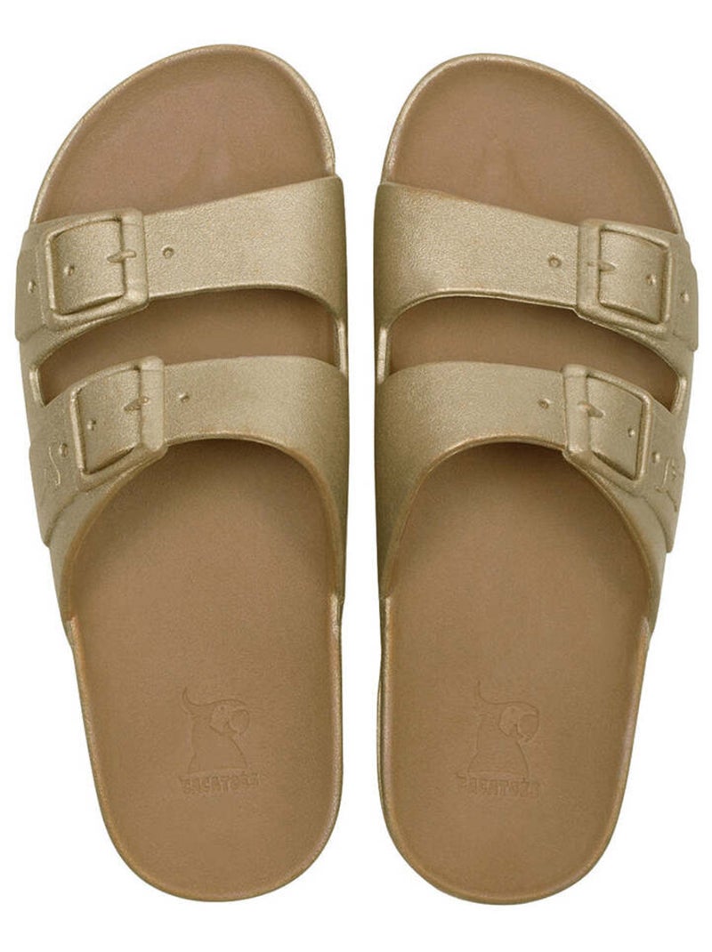 Sandales compensées Caipirinha Metallic Cacatoès Doré/or - Kiabi