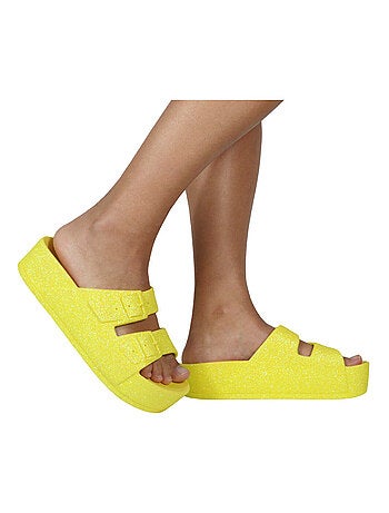 Sandales compensées Caipirinha Neon Cacatoès