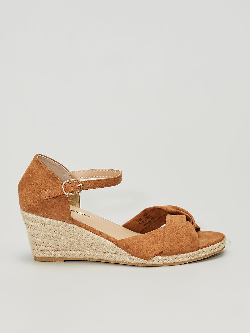 sandales compensées kiabi