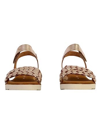 Sandales Compensées Cuir Gabor Idra Met