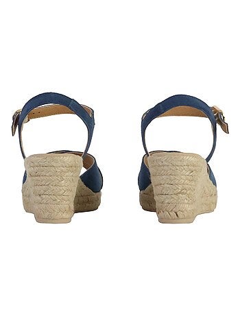 Sandales Compensées Cuir Geox Gelsa