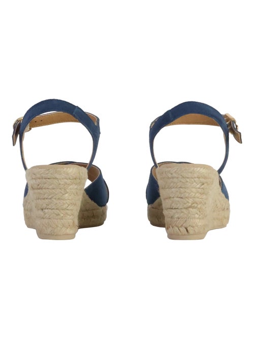 Sandales Compensées Cuir Geox Gelsa - Kiabi