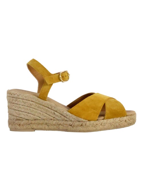 Sandales Compensées Cuir Geox Gelsa - Kiabi