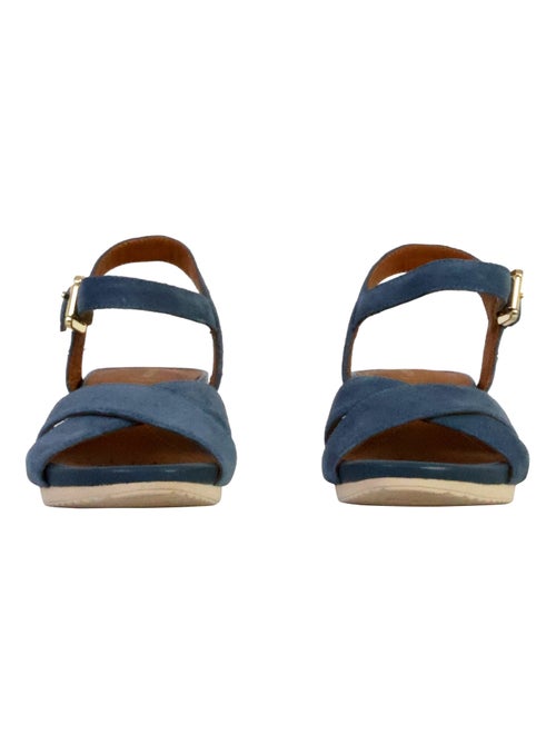 Sandales Compensées Cuir Geox Ischia Corda - Kiabi